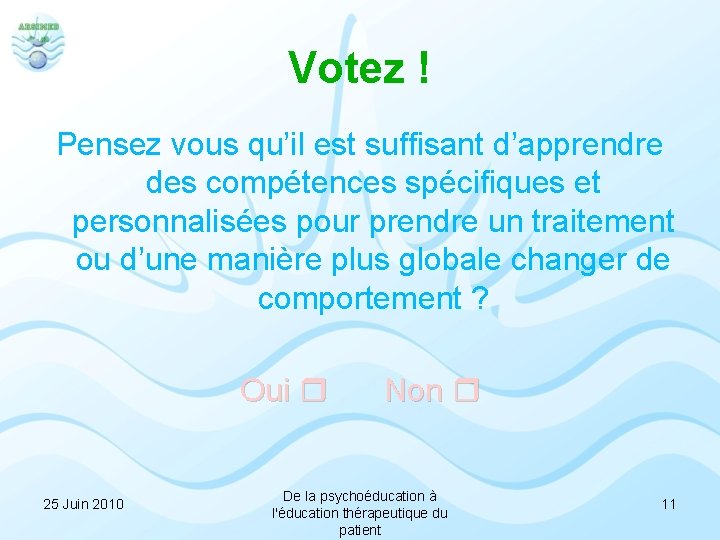 Votez ! Pensez vous qu’il est suffisant d’apprendre des compétences spécifiques et personnalisées pour