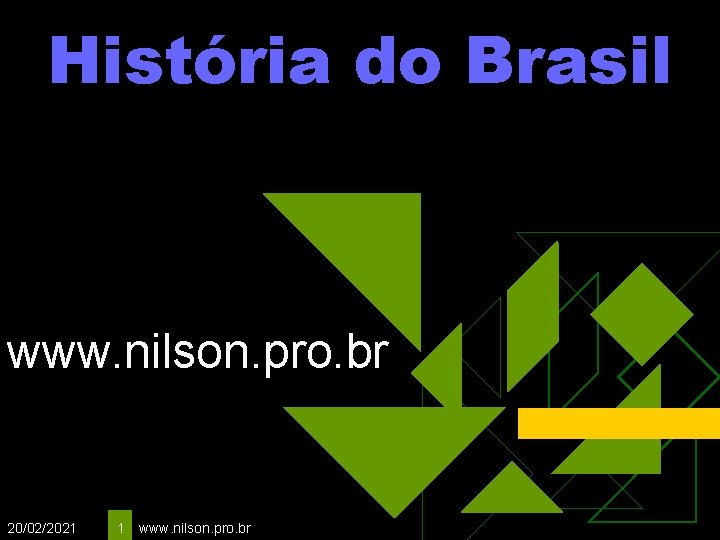 História do Brasil www. nilson. pro. br 20/02/2021 1 www. nilson. pro. br 