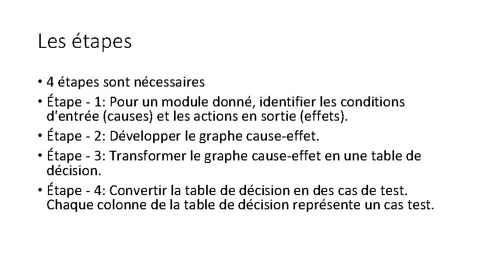 Les étapes • 4 étapes sont nécessaires • Étape - 1: Pour un module