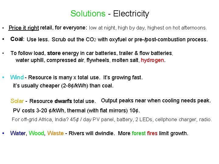 Solutions - Electricity • Price it right retail, for everyone: low at night, high Solutions - Electricity • Price it right retail, for everyone: low at night, high
