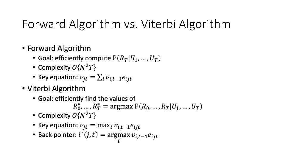 CS 440ECE 448 Lecture 19 The Forward Algorithm