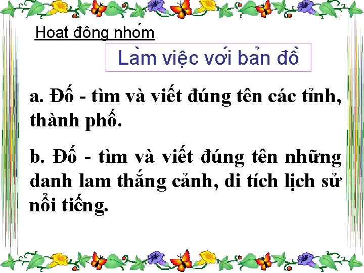 Hoa t đô ng nho m La m viê c vơ i ba n