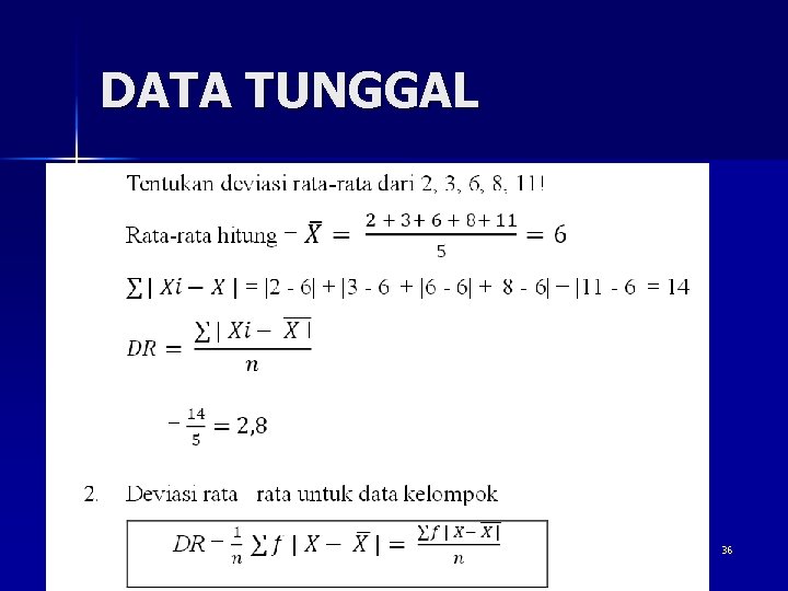 DATA TUNGGAL 36 