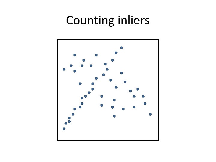 Counting inliers 