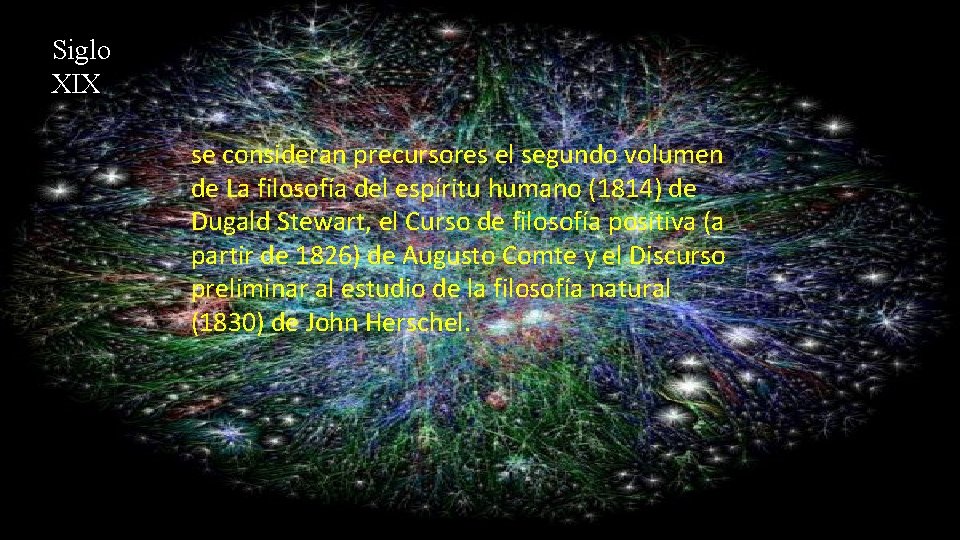 Siglo XIX se consideran precursores el segundo volumen de La filosofía del espíritu humano Siglo XIX se consideran precursores el segundo volumen de La filosofía del espíritu humano