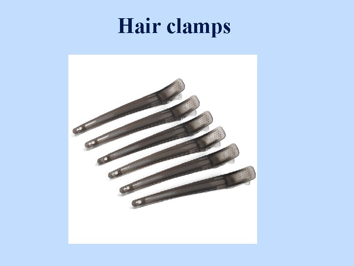 Hair clamps 
