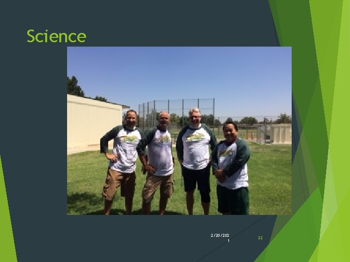 Science 2/20/202 1 22 Science 2/20/202 1 22