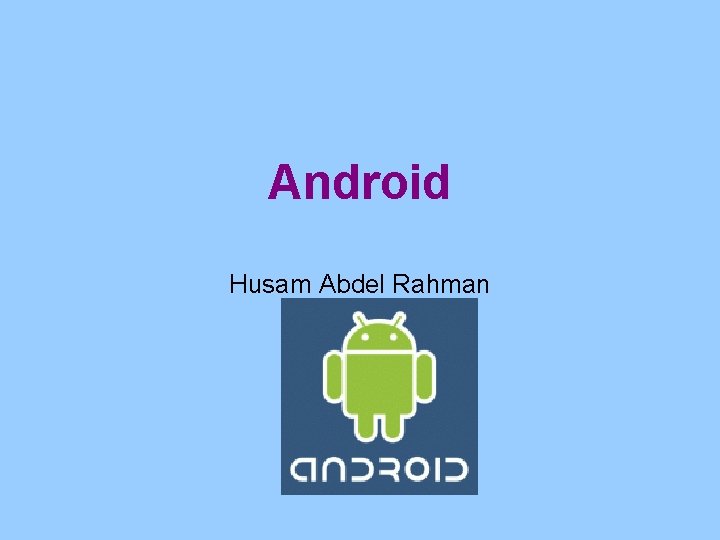 Android Husam Abdel Rahman 