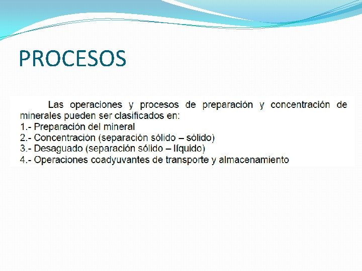 PROCESOS PROCESOS