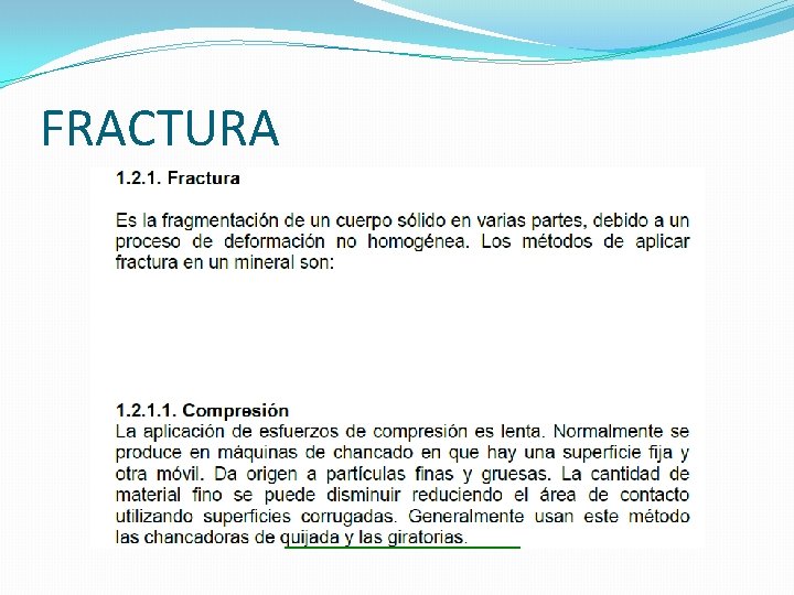 FRACTURA FRACTURA