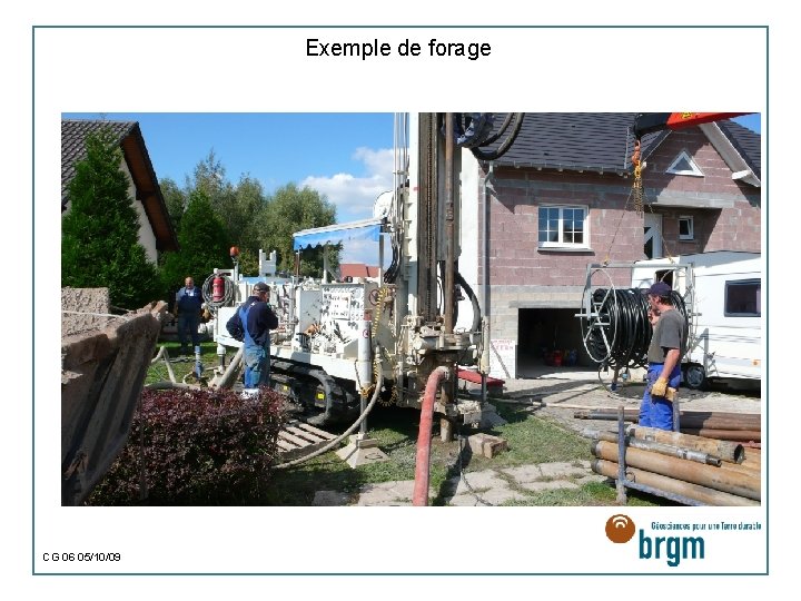 Exemple de forage CG 06 05/10/09 