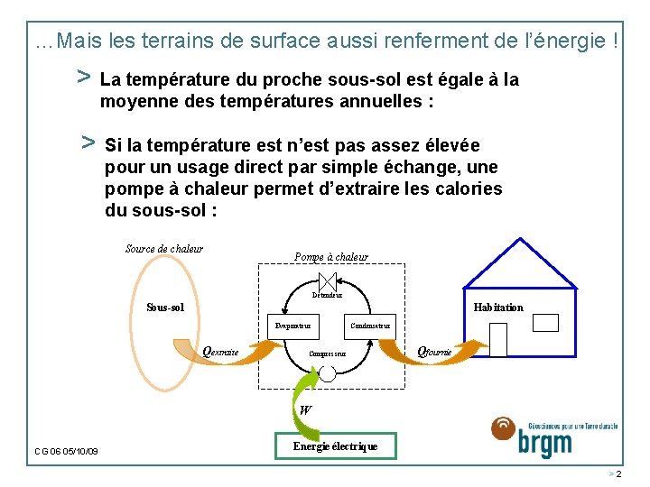 …Mais les terrains de surface aussi renferment de l’énergie ! > La température du