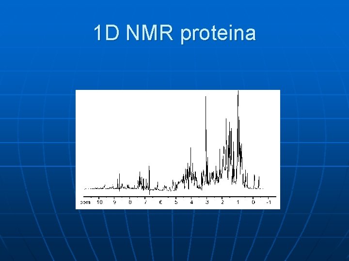 1 D NMR proteina 