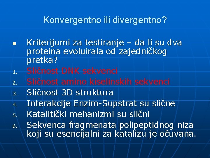 Konvergentno ili divergentno? n 1. 2. 3. 4. 5. 6. Kriterijumi za testiranje –