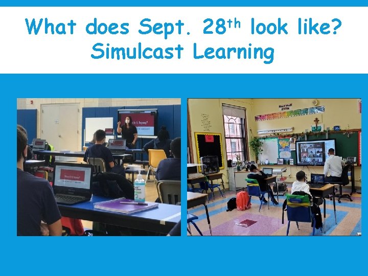 What does Sept. 28 th look like? Simulcast Learning 