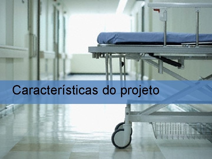 Características do projeto 