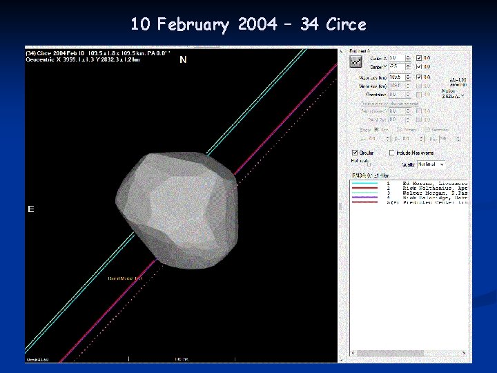 10 February 2004 – 34 Circe 