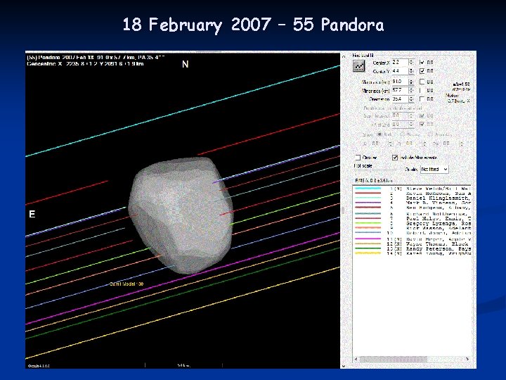 18 February 2007 – 55 Pandora 