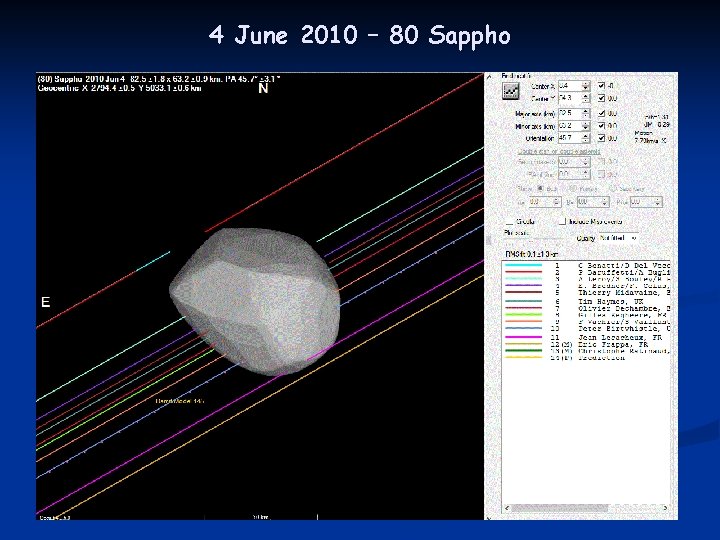 4 June 2010 – 80 Sappho 