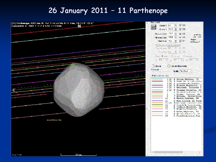 26 January 2011 – 11 Parthenope 