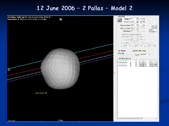 12 June 2006 – 2 Pallas – Model 2 