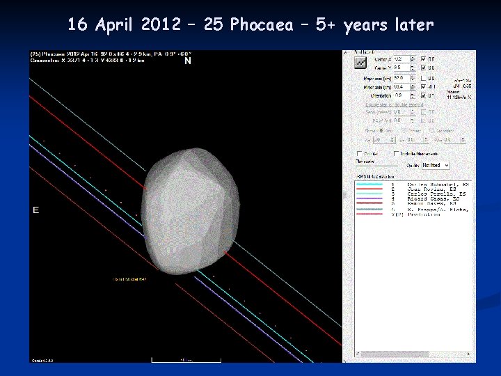 16 April 2012 – 25 Phocaea – 5+ years later 