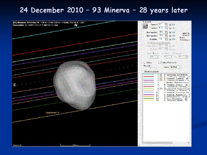 24 December 2010 – 93 Minerva – 28 years later 