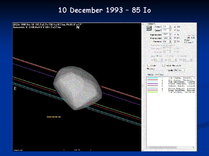 10 December 1993 – 85 Io 