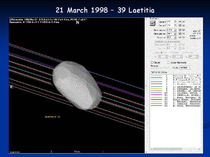 21 March 1998 – 39 Laetitia 