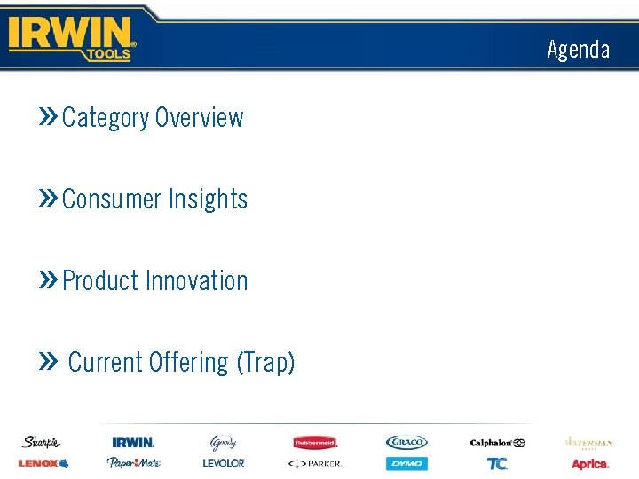 Agenda » Category Overview » Consumer Insights » Product Innovation » Current Offering (Trap)