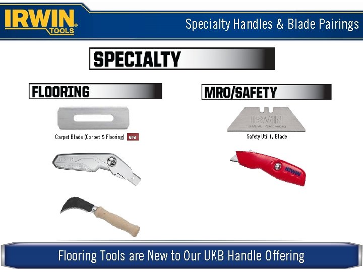 Specialty Handles & Blade Pairings Drywall Flooring Handles Carpet Blade (Carpet & Flooring) NEW