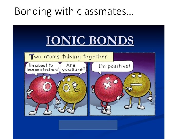 Bonding with classmates… 