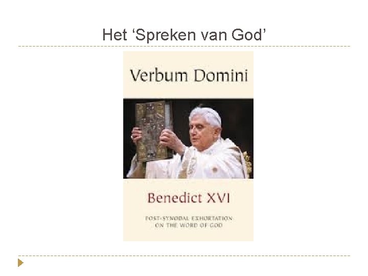 Het ‘Spreken van God’ 