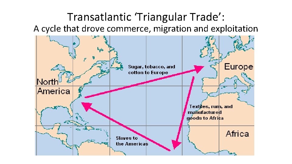 Transatlantic ‘Triangular Trade’: A cycle that drove commerce, migration and exploitation 