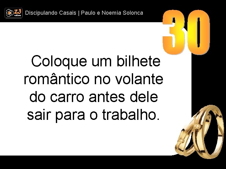 Discipulando | Paulo e Discipulando Casais | Paulo. Casais e Noemia Solonca Coloque um