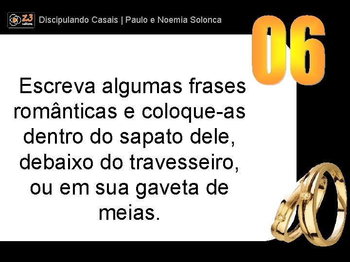 Discipulando | Paulo e Discipulando Casais | Paulo. Casais e Noemia Solonca Escreva algumas