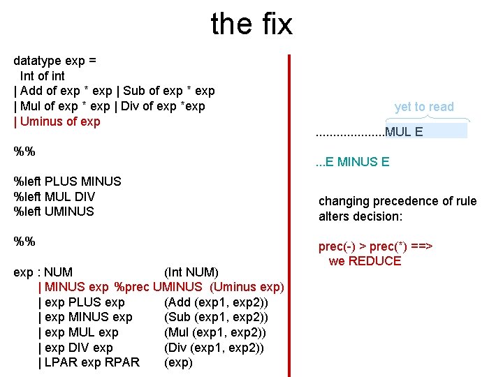 the fix datatype exp = Int of int | Add of exp * exp