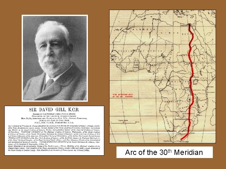 Arc of the 30 th Meridian 