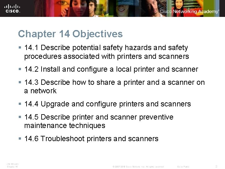 Chapter 14 Objectives § 14. 1 Describe potential safety hazards and safety procedures associated Chapter 14 Objectives § 14. 1 Describe potential safety hazards and safety procedures associated