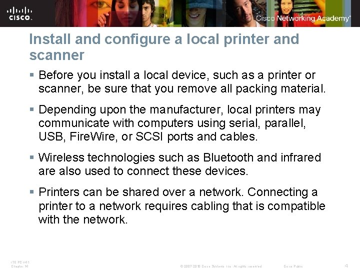 Install and configure a local printer and scanner § Before you install a local Install and configure a local printer and scanner § Before you install a local