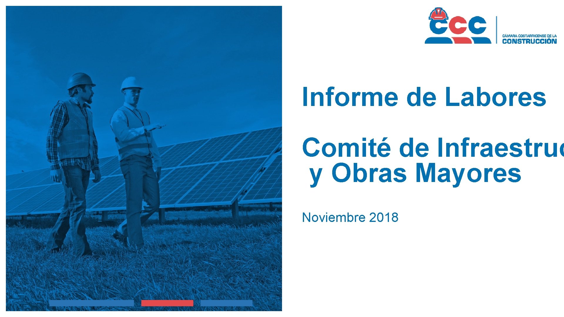 Informe de Labores Comit de Infraestruc y Obras