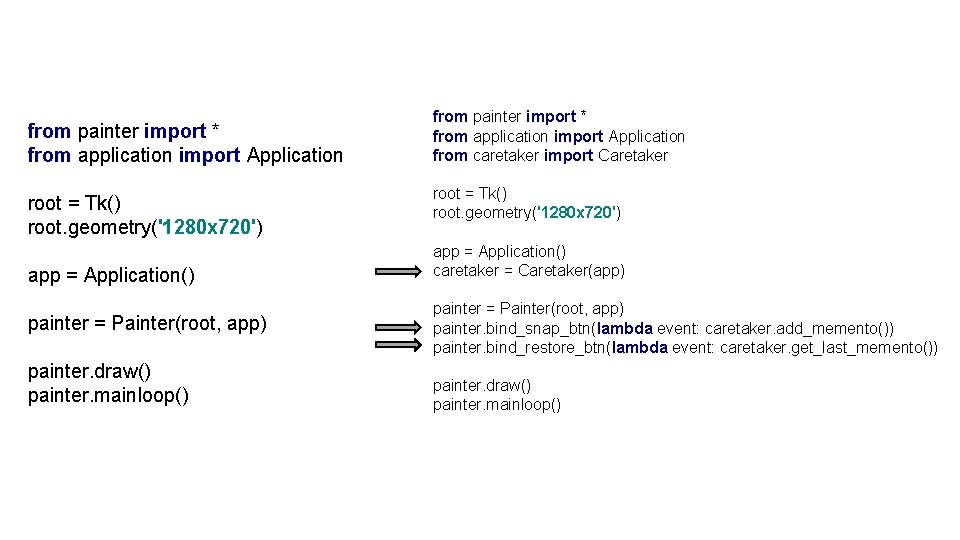 from painter import * from application import Application root = Tk() root. geometry('1280 x