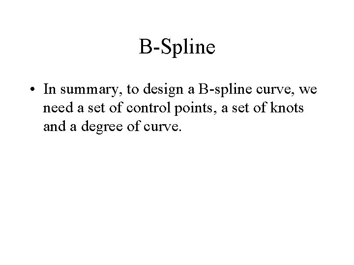 Spline Bezier BSpline Spline Drafting terminology Spline is