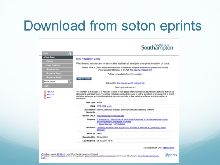 Download from soton eprints 