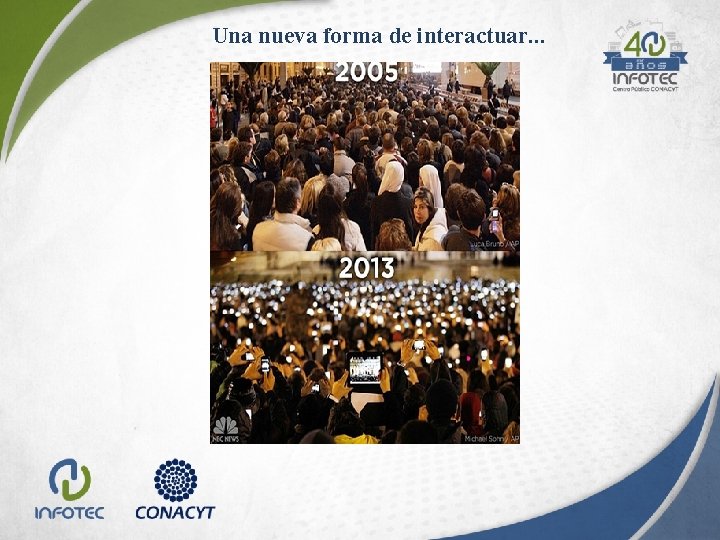 Una nueva forma de interactuar. . . Una nueva forma de interactuar. . .