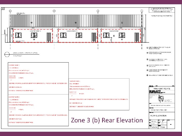 Zone 3 (b) Rear Elevation 