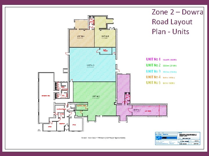Zone 2 – Dowra Road Layout Plan - Units 