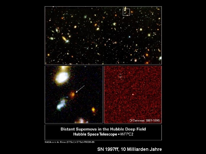 SN 1997 ff, 10 Milliarden Jahre 