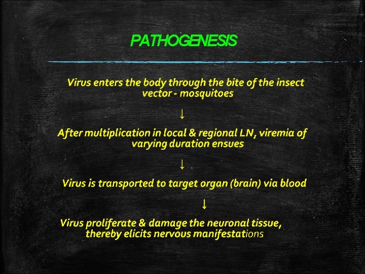 PATHOGENESIS PATHOGENESIS