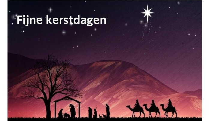  Fijne kerstdagen 